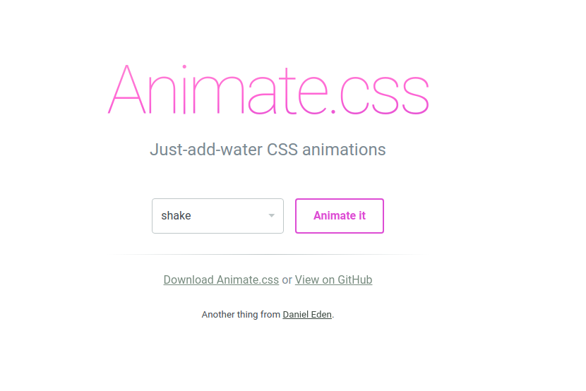 Animate.css یک کتابخانه متقابل مرورگر برای انیمیشن های CSS